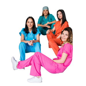 ชุดเครื่องแบบสครับสำหรับทุกเพศชุดเครื่องแบบกางเกงผ้าแคนวาสกันฝุ่นสำหรับฤดูหนาวเอวยางยืดออกแบบได้ตามต้องการ - Product Image 5