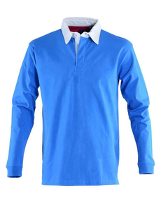 Chemise de rugby en polyester imprimée d'entraînement à transfert de chaleur avec matériau en maille douce et coupe athlétique pour une mobilité améliorée - Product Image 6