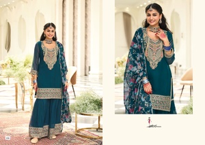 Collection Premium Organza avec Broderie Salwar Suit Femme Mode Fabricant d'Inde au Prix le Plus Bas - Product Image 3