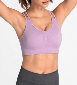 Sujetador deportivo transpirable personalizado para entrenamiento, ropa deportiva, servicios OEM, el mejor material, Sujetador deportivo de moda para mujer - Product Image 3