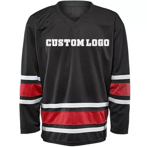 Broderie de maillot de hockey sur glace personnalisé de haute qualité Concevez votre propre uniforme de hockey - Product Image 1