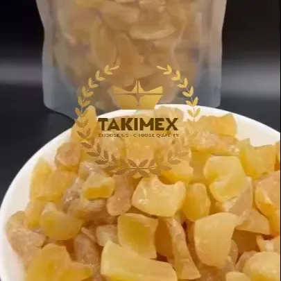 Frezze getrocknete weiche Ingwerwürfelscheibe gesundes Obstsnack süß und gewürzig Vietnam Takimex-Fabrik