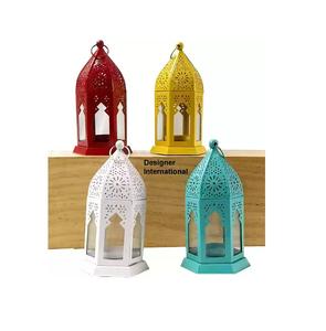 Mini lanterne de conception artisanale d'une seule pièce avec une couleur rouge extra premium plaquée sur la lanterne et pour une utilisation à plat dans la décoration de la maison - Product Image 4