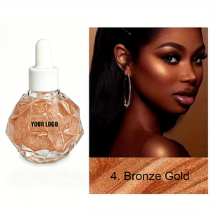 Huile Scintillante Corporelle Sans Logo, Maquillage Végétalien, Illuminateur Liquide Éclatant Longue Durée, Huile Scintillante Corporelle Marque Privée 30ml - Product Image 1