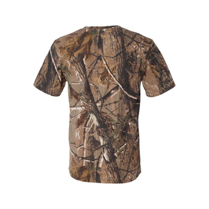 เสื้อยืดผู้ชายผ้าฝ้ายป่าพิมพ์ลายพรางต้นไม้จริงสำหรับตั้งแคมป์ทำตาม280gsm สั่งได้ทุกเงื่อนไข - Product Image 6