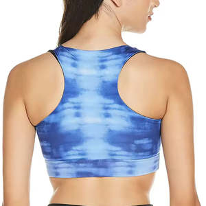 Sujetador deportivo de cobertura completa con diseño a prueba de golpes y compresión para correr, gimnasio, ejercicio y ropa de entrenamiento - Product Image 4