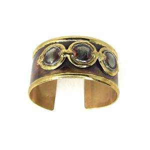 Bracelet d'hiver élégant du Danemark, juillet 2026, 20 mm, bijoux de saison des fêtes, bracelet manchette artistique pour femme, brillant, patine antique - Product Image 2