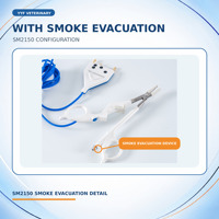 Pinces chirurgicales pour tissus mous YYF SM2150 à mâchoires courbées, réutilisables, autoclavables, instrument de scellage de vaisseaux pour chirurgie ouverte canine