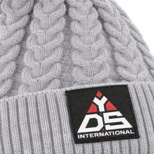 Winter Cable Knit Beanie <b>Hat</b> with Custom Logo Or Label Unisex <b>Warm</b> Stretchable Knitted Beanie For Unisex - Product Image 3