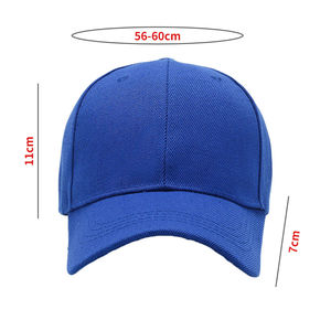 OEM Wholesale Customized 6 Panel Sports Hat Adjustable Waterproof Cotton Silk Screen Printing Logo Blank Unisex <b>Baseball</b> <b>Cap</b> - Product Image 2