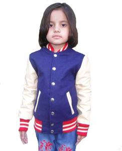 Sweat-shirt de sport scolaire Vestes de baseball pour enfants Veste universitaire pour enfants garçon avec logo brodé personnalisé - Product Image 4