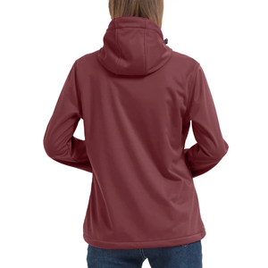 Activewear Chaquetas al aire libre Cortavientos con capucha Transpirable Impermeable Manga larga Cremallera frontal Chaquetas Softshell para mujer - Product Image 5