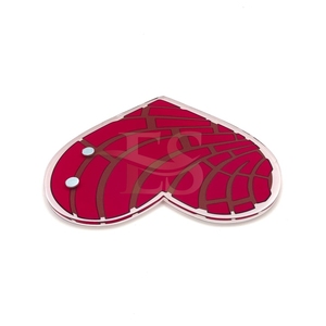 Red Concha Heart Acrylic Lash Tiles Beauty Customizable <b>Eyelash</b> tiles with <b>Magnets</b> Sustainable Beauty Tool Customized Logo OEM - Product Image 4