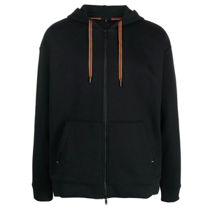 Sweat à capuche zippé premium pour homme, uni, teinture unie, service OEM, polaire d'hiver, séchage rapide, respirant, faible MOQ, prix de gros - Product Image 3