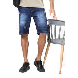 กางเกงยีนส์ขาสั้นลำลองผ้าฝ้าย 100% สไตล์ใหม่สั่งตัดได้ สีพื้น คุณภาพสูง ผลิตในปากีสถาน - Product Image 4