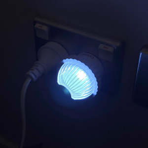 Automatic Dusk-to-Dawn LED <b>Indoor</b> <b>Lighting</b> Energy Efficient with <b>Sensor</b> Cool Blue 0.2W - Product Image 4