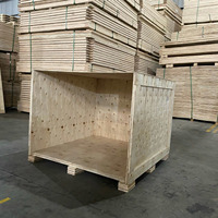 Caisse d'expédition en bois massif ventilée, empilable, personnalisable avec logo, écologique, robuste, pour l'exportation – Vente en gros