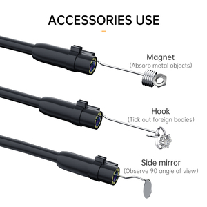 Endoscope industriel portable à écran IPS HD de 4,3 pouces, objectif de 8 mm, CMOS, câble rigide de 30 m, <span class=keywords><strong>inspection</strong></span> de conduite de voiture, 1 an IP67 - Product Image 2