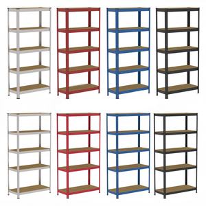 Étagères de rangement en acier à 5 niveaux pour <span class=keywords><strong>garage</strong></span> à usage intensif Étagères sans boulon Étagères industrielles - Product Image 5