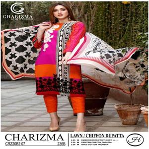 Trajes de césped de algodón para mujer totalmente bordados de 3 piezas de alta calidad Ocasión especial Diseño moderno Estilo indio pakistaní Nuevo - Product Image 2