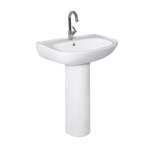 Véritable exportateur de qualité garantie, piédestal de lavabo monotrou de forme rectangulaire d'origine indienne avec logo personnalisé - Product Image 1