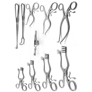 Ensemble de 10 instruments chirurgicaux orthopédiques vétérinaires rétracteurs chirurgicaux aiguisés - Product Image 2