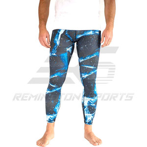 Leggings de compression multicolores de haute qualité pour hommes Nouveau design Leggings de gym avec logo personnalisé Vêtements de sport Pantalons de yoga pour hommes - Product Image 1