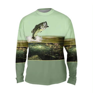Maillot à manches longues personnalisé tournois de pêche vêtements de sport respirants à séchage rapide conception par sublimation votre propre maillot vente Pakistan - Product Image 5