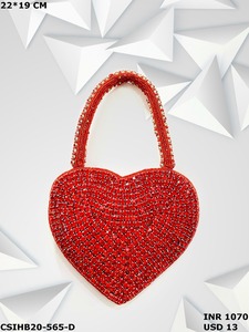 Diamante de imitación de cristal Multicolor bordado con cuentas señoras bolso de novia una noche atemporal y accesorio de boda para mujeres elegantes - Product Image 2