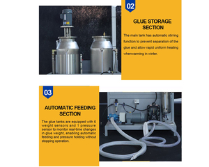 Thiết bị từ xa xử lý sự cố cho ăn tự động kim loại tấm cách nhiệt Polyurethane máy - Product Image 2