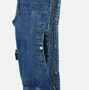 Chaleco vaquero de alta moda para hombre al por mayor, precio razonable, logotipo personalizado y chaleco de diseño para hombre, tendencia superior, última moda OEM - Product Image 6