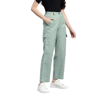 Pantalones Cargo para mujer Easy Going Relaxed Fit Ideal para juegos al aire libre Características Bolsillos múltiples Ideal para compras a granel - Product Image 3