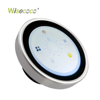 Écran LCD rond de 2,1 pouces 480*480 avec bouton HMI, interrupteur mural, écran d'affichage intelligent à bouton rotatif IPS pour carte de développement personnalisée Esp32