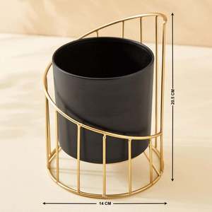 Mini jardinières suspendues en métal à la mode pour le jardin et la maison Élevez votre espace avec des conceptions élégantes pour une utilisation au sol de balcon et de salon - Product Image 4