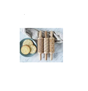 Rodillo de madera de 17,6 pulgadas para hornear rodillo de masa larga con tablas de repostería artesanales naturales para todas las necesidades - Product Image 1