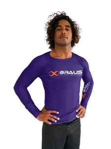 Venta al por mayor de impresión personalizada Anti-UV BJJ Spandex de manga larga Rash Guard para adultos de talla grande de secado rápido transpirable de compresión de verano - Product Image 5