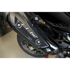 Kit Adesivi 3D in Gel su Misura per Yamaha Tmax 560 2020-2021, Effetto Carbonio-Argento, Kit Decorativo Adesivo - Product Image 3