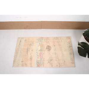 Alfombra Vintage de 1.8x3.2 pies, Alfombra Turca, Alfombra Blanca con Diseño Floral de Lana - Product Image 3