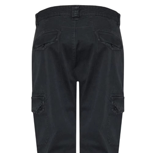 Pantalons cargo baggy pour hommes, style streetwear, personnalisés, 2025, haute qualité, couleurs unies, tricotés, style décontracté, avec OEM - Product Image 5
