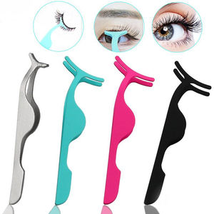 Pince à épiler Volume applicateur de cils pointu à angle profond pince à épiler outil de manucure pince à cils - Product Image 2