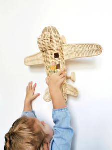 Nueva llegada de juguete de camión volquete de ratán para sala de juegos para niños - Product Image 3