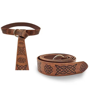 ชุดแหวนดาบยุคกลางสำหรับทุกเพศ, เข็มขัดชุดเกราะ larp อัศวินโจรสลัดคอสเพลย์หนังหัวเข็มขัดยาวสำหรับใส่ได้ทั้งชายและหญิง - Product Image 2