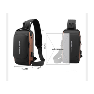 High Quality 100% Polyester <b>Crossbody</b> Sling Daypack Water Resistant for Men Women <b>Travel</b> Messenger Cross Body <b>Bag</b> - Product Image 3