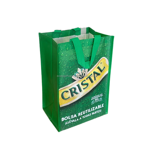 Bolsa de mano de PET personalizada de alta calidad, bolsa de compras de supermercado tejida ecológica de PP, reciclable al por mayor con logotipo personalizado - Product Image 3