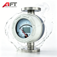 Low Pressure Drop Digital Hart 24vdc 4-20mA Stainless Steel High Accuracy Gasoline Kerosene Alcohol Acetone Rotameter
