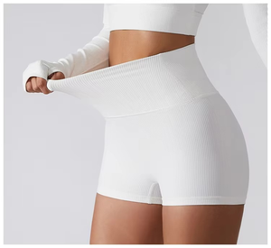 Offre Spéciale Short de yoga sans couture pour femme Pantalon de fitness écologique pour le sport Courir Leggings antichoc - Product Image 3