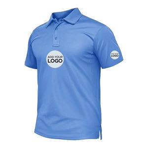 Camisas Polo de Manga Corta con Cuello para Hombre, Camisas Polo Casuales, Deportivas y de Negocios, Camisas de Golf para Hombre, Camisas Polo de Secado Rápido que Absorben la Humedad - Product Image 4