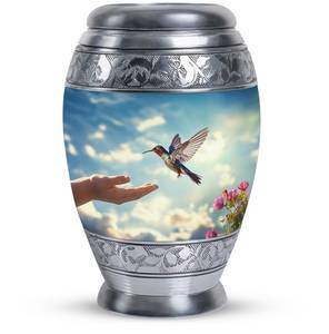 Urne de dégagement de main de colibri décorative moderne pour les cendres humaines pour les urnes infantiles de souvenir de crémation pour les hommes et les femmes - Product Image 5