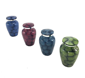 <b>Mini</b> Decorative Urns Indoor Home Design Funeral Products Cremation Token Urn for Human Ashes Cremation Supplies From India - Product Image 4