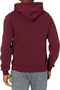 Nouveau style, sweat-shirt à capuche léger et chaud pour l'hiver, fermeture éclair sur le devant, couleur unie, unisexe, 100% coton, impression en silicone - Product Image 6